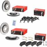 BREMBO Bremsscheibe 08.D060.11 + Bremsbelagsatz, Scheibenbremse P 85 185 + Bremsscheibe 09.D059.11 + Bremsbelagsatz, Scheibenbremse P 85 164