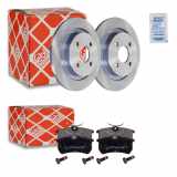 FEBI BILSTEIN Bremsscheibe 43938 + Bremsbelagsatz, Scheibenbremse 16167