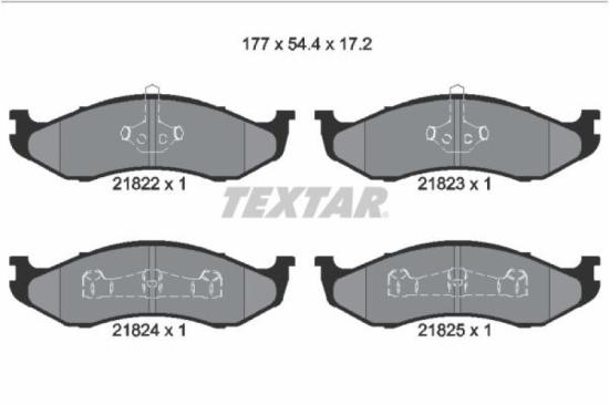 TEXTAR Bremsscheibe 92113500 + Bremsbelagsatz, Scheibenbremse 2182202 Bild TEXTAR Bremsscheibe 92113500 + Bremsbelagsatz, Scheibenbremse 2182202