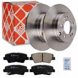 FEBI BILSTEIN Bremsbelagsatz, Scheibenbremse 16799 + Bremsscheibe 108679