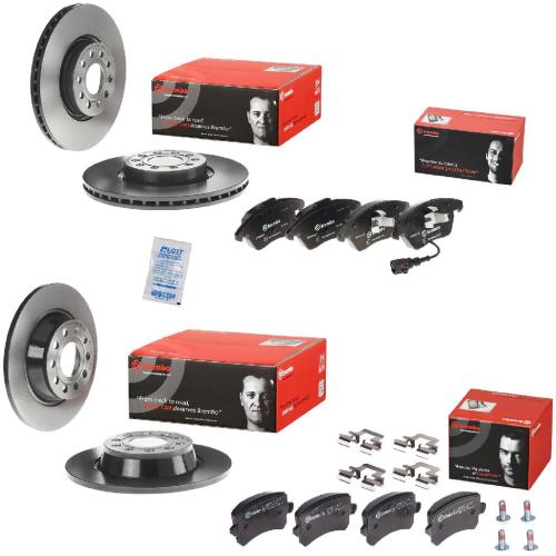 BREMBO Bremsscheibe 09.9772.11 + Bremsscheibe 08.A202.11 + Bremsbelagsatz, Scheibenbremse P 85 109 + Bremsbelagsatz, Scheibenbremse P 85 146 Bild BREMBO Bremsscheibe 09.9772.11 + Bremsscheibe 08.A202.11 + Bremsbelagsatz, Scheibenbremse P 85 109 + Bremsbelagsatz, Scheibenbremse P 85 146