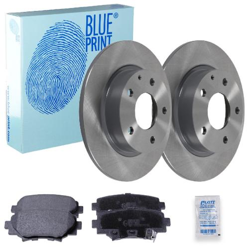 BLUE PRINT Bremsbelagsatz, Scheibenbremse ADM542109 + Bremsscheibe ADM543131 Bild BLUE PRINT Bremsbelagsatz, Scheibenbremse ADM542109 + Bremsscheibe ADM543131