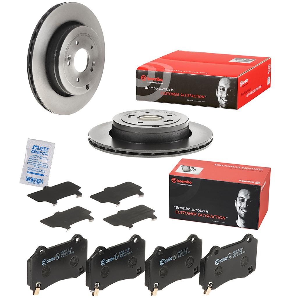 BREMBO Bremsscheibe 09.A555.11 + Bremsbelagsatz, Scheibenbremse P 30 074