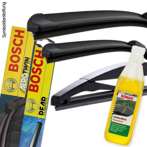 BOSCH Wischblatt 3 397 008 939 + Wischblatt 3 397 004 628 SONAX Reiniger, Scheibenreinigungsanlage 02602000 Bild BOSCH Wischblatt 3 397 008 939 + Wischblatt 3 397 004 628 SONAX Reiniger, Scheibenreinigungsanlage 02602000