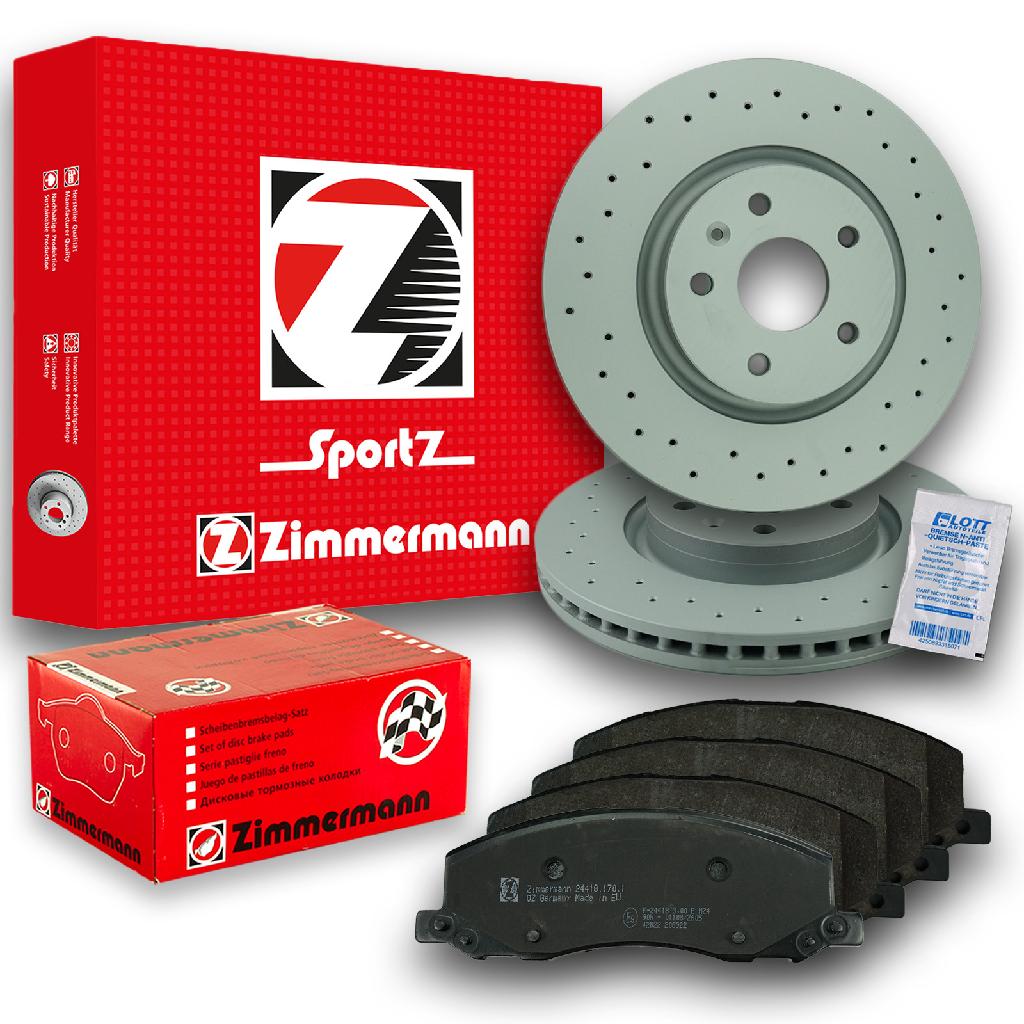 ZIMMERMANN Bremsscheibe 430.2616.52 + Bremsbelagsatz, Scheibenbremse 24418.170.1