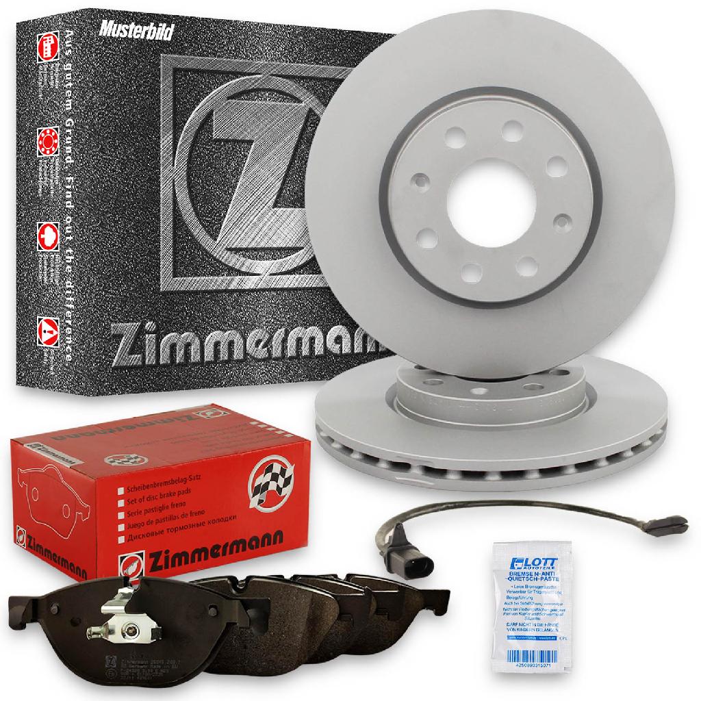 ZIMMERMANN Bremsscheibe 250.1367.20 + Bremsbelagsatz, Scheibenbremse 22034.170.2