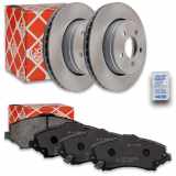 FEBI BILSTEIN Bremsbelagsatz, Scheibenbremse 116063 + Bremsscheibe 170070