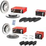 BREMBO Bremsscheibe 09.A404.11 + Bremsbelagsatz, Scheibenbremse P 23 175 + Bremsbelagsatz, Scheibenbremse P 11 017 + Bremsscheibe 09.A405.11