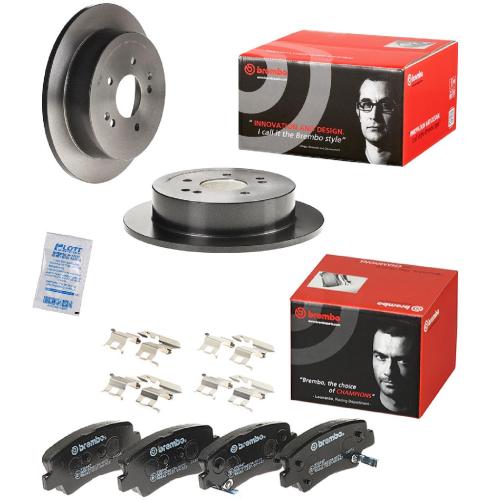 BREMBO Bremsscheibe 08.D415.11 + Bremsbelagsatz, Scheibenbremse P 30 047 Bild BREMBO Bremsscheibe 08.D415.11 + Bremsbelagsatz, Scheibenbremse P 30 047
