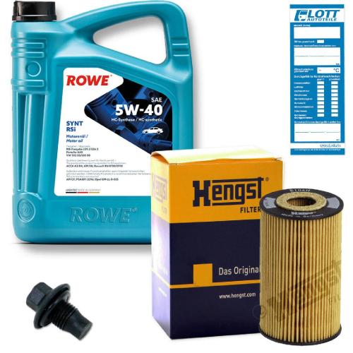 MAPCO Verschlussschraube, Ölwanne 95932 ROWE Motoröl 20068-0050-99 HENGST FILTER Ölfilter E104H D43 Bild MAPCO Verschlussschraube, Ölwanne 95932 ROWE Motoröl 20068-0050-99 HENGST FILTER Ölfilter E104H D43