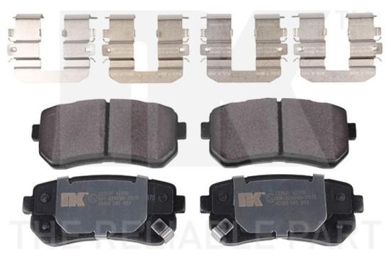 NK Bremsscheibe 203527 + Bremsbelagsatz, Scheibenbremse 223521 Bild NK Bremsscheibe 203527 + Bremsbelagsatz, Scheibenbremse 223521