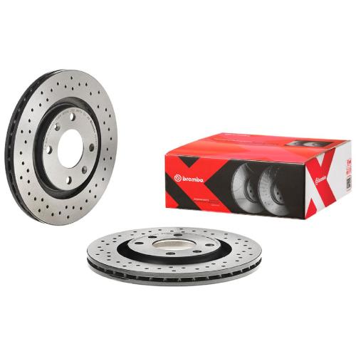 BREMBO Bremsscheibe 09.4987.2X + Bremsbelagsatz, Scheibenbremse P 61 035 Bild BREMBO Bremsscheibe 09.4987.2X + Bremsbelagsatz, Scheibenbremse P 61 035