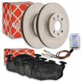 FEBI BILSTEIN Bremsbelagsatz, Scheibenbremse 16192 + Bremsscheibe 09073