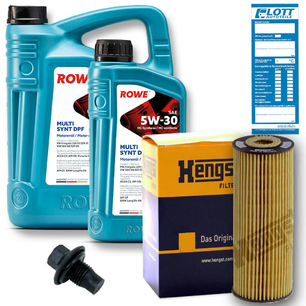 Rowe Inspektionskit Motoröl + Ölfilter + Ablassschraube