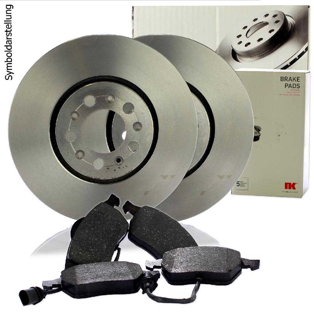 NK Bremsbelagsatz, Scheibenbremse 224779 + Bremsscheibe 204760