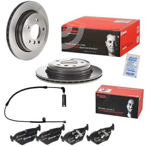 BREMBO Bremsscheibe 09.C180.11 + Bremsbelagsatz, Scheibenbremse P 06 025 + Warnkontakt, Bremsbelagverschleiß A 00 221 Bild BREMBO Bremsscheibe 09.C180.11 + Bremsbelagsatz, Scheibenbremse P 06 025 + Warnkontakt, Bremsbelagverschleiß A 00 221