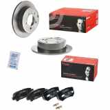 BREMBO Bremsbelagsatz, Scheibenbremse P 54 034 + Bremsscheibe 08.A114.31