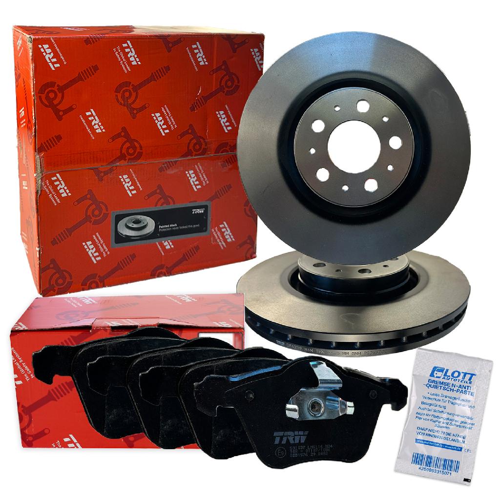 TRW Bremsscheibe DF4339 + Bremsbelagsatz, Scheibenbremse GDB1576