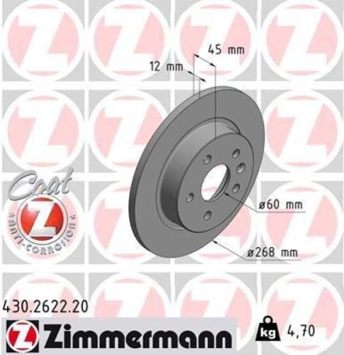ZIMMERMANN Bremsbelagsatz, Scheibenbremse 25031.185.2 + Bremsscheibe 430.2621.20 + Bremsscheibe 430.2622.20 + Bremsbelagsatz, Scheibenbremse 25096.165.2 Bild ZIMMERMANN Bremsbelagsatz, Scheibenbremse 25031.185.2 + Bremsscheibe 430.2621.20 + Bremsscheibe 430.2622.20 + Bremsbelagsatz, Scheibenbremse 25096.165.2