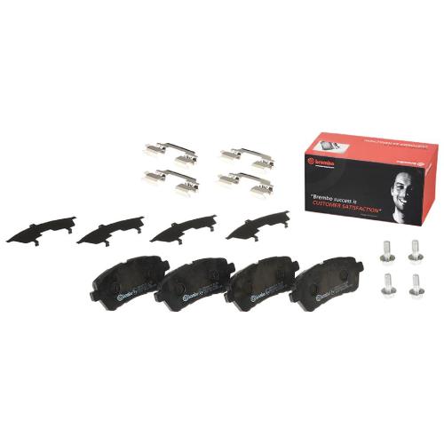 BREMBO Bremsbelagsatz, Scheibenbremse P 24 203 + Bremsscheibe 09.A968.21 Bild BREMBO Bremsbelagsatz, Scheibenbremse P 24 203 + Bremsscheibe 09.A968.21