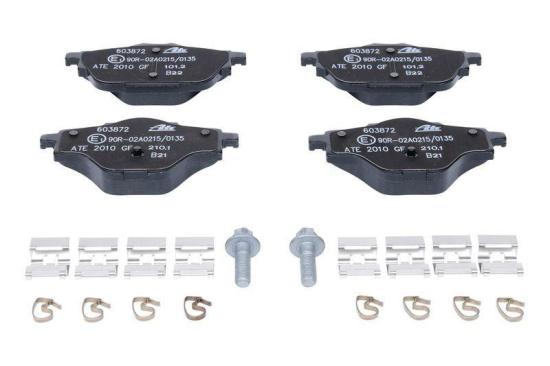 ATE Bremsbelagsatz, Scheibenbremse 13.0460-3872.2 + Bremsscheibe 24.0112-0212.1 Bild ATE Bremsbelagsatz, Scheibenbremse 13.0460-3872.2 + Bremsscheibe 24.0112-0212.1