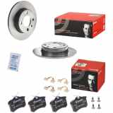 BREMBO Bremsbelagsatz, Scheibenbremse P 85 020 + Bremsscheibe 08.7165.21