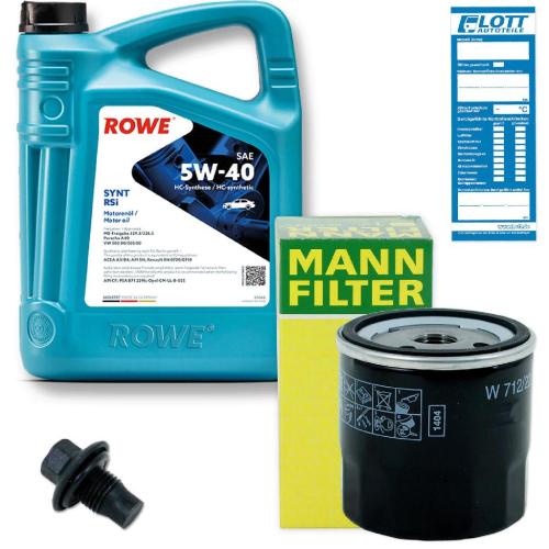 Rowe Inspektionskit Motoröl + Ölfilter + Ablassschraube Bild Rowe Inspektionskit Motoröl + Ölfilter + Ablassschraube