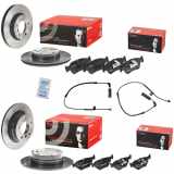 BREMBO Bremsscheibe 09.5390.31 + Bremsbelagsatz, Scheibenbremse P 06 024 + Bremsbelagsatz, Scheibenbremse P 06 025 + Warnkontakt, Bremsbelagverschleiß A 00 221 + Warnkontakt, Bremsbelagverschleiß A 00 220 + Bremsscheibe 08.5366.21