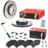 BREMBO Bremsbelagsatz, Scheibenbremse P 50 067 + Bremsscheibe 09.A621.11 + Warnkontakt, Bremsbelagverschleiß A 00 377