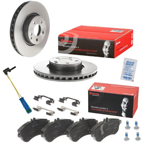 BREMBO Bremsbelagsatz, Scheibenbremse P 50 067 + Bremsscheibe 09.A621.11 + Warnkontakt, Bremsbelagverschleiß A 00 377 Bild BREMBO Bremsbelagsatz, Scheibenbremse P 50 067 + Bremsscheibe 09.A621.11 + Warnkontakt, Bremsbelagverschleiß A 00 377