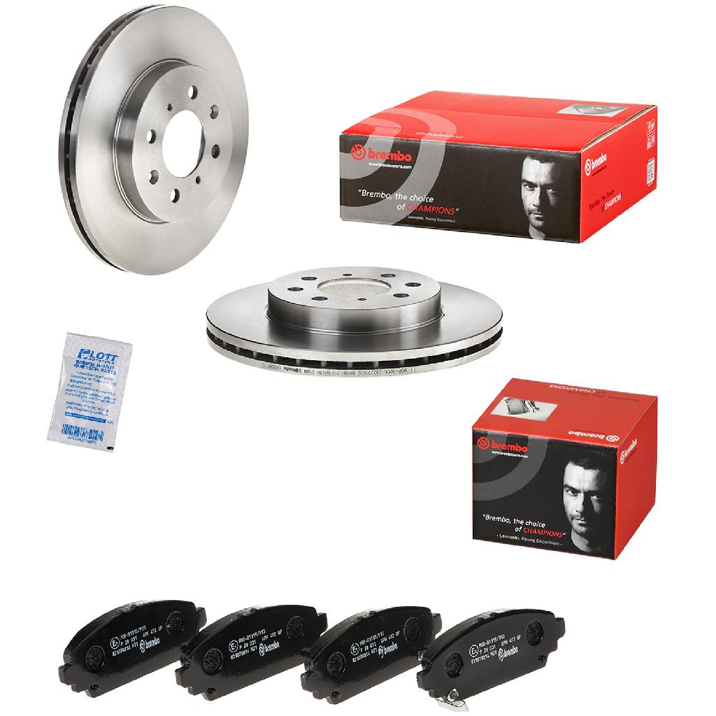 BREMBO Bremsscheibe 09.9591.10 + Bremsbelagsatz, Scheibenbremse P 28 031