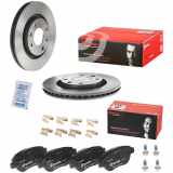 BREMBO Bremsbelagsatz, Scheibenbremse P 23 119 + Bremsscheibe 09.8695.11
