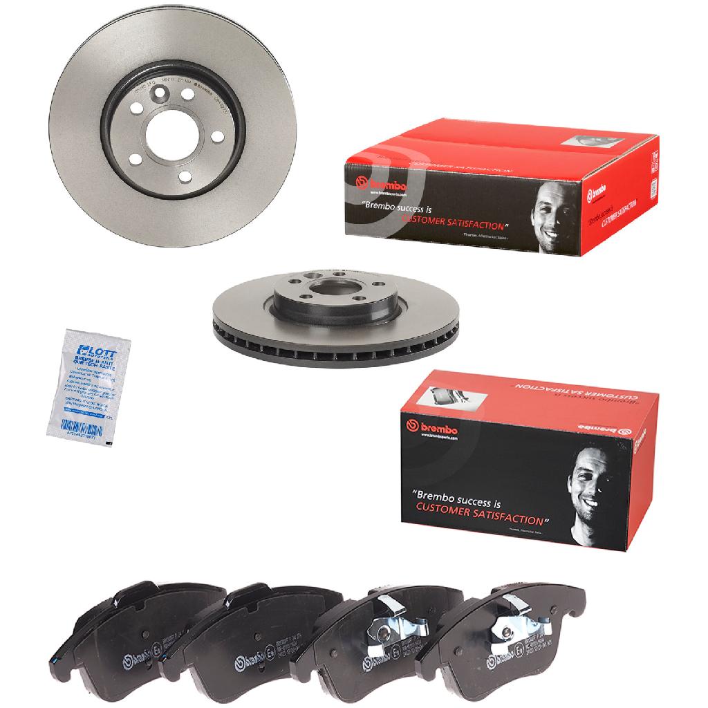 BREMBO Bremsbelagsatz, Scheibenbremse P 24 076 + Bremsscheibe 09.A427.31