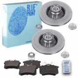 BLUE PRINT Bremsbelagsatz, Scheibenbremse ADV184206 + Bremsscheibe ADP154351