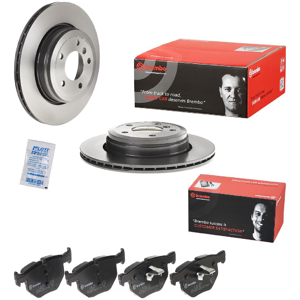 BREMBO Bremsscheibe 09.9425.11 + Bremsbelagsatz, Scheibenbremse P 06 033