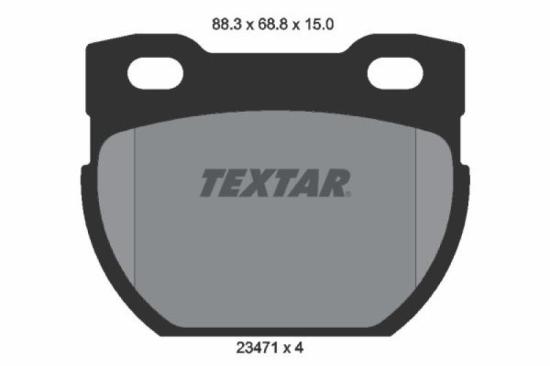 TEXTAR Bremsscheibe 92230503 + Bremsscheibe 92061300 + Bremsbelagsatz, Scheibenbremse 2151901 + Bremsbelagsatz, Scheibenbremse 2347101 Bild TEXTAR Bremsscheibe 92230503 + Bremsscheibe 92061300 + Bremsbelagsatz, Scheibenbremse 2151901 + Bremsbelagsatz, Scheibenbremse 2347101