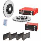BREMBO Bremsbelagsatz, Scheibenbremse P 09 004 + Bremsscheibe 09.9976.13