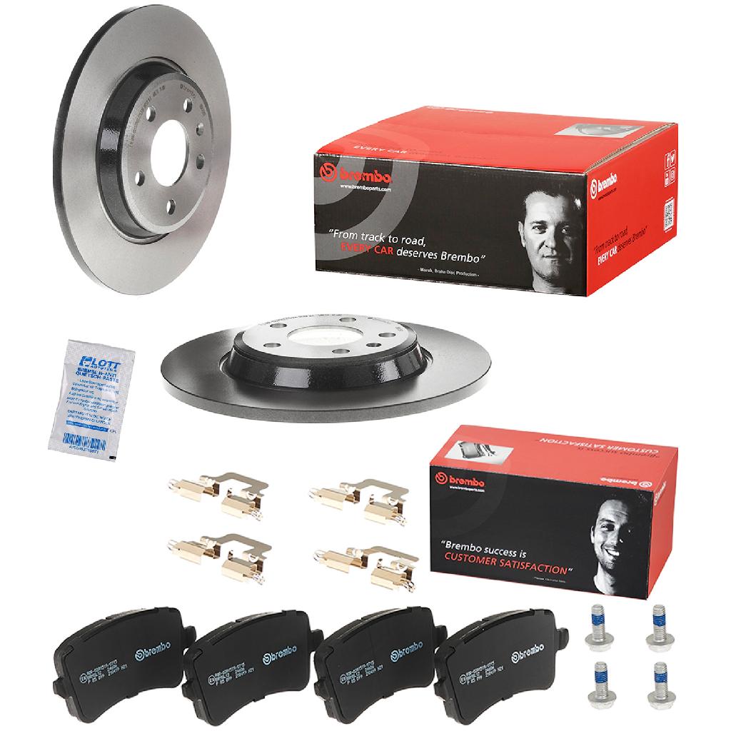 BREMBO Bremsscheibe 08.A759.11 + Bremsbelagsatz, Scheibenbremse P 85 099