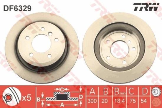 TRW Bremsscheibe DF4459 + Warnkontakt, Bremsbelagverschleiß GIC273 + Bremsbelagsatz, Scheibenbremse GDB1559 + Bremsscheibe DF6329 + Warnkontakt, Bremsbelagverschleiß GIC338 + Bremsbelagsatz, Scheibenbremse GDB1827 Bild TRW Bremsscheibe DF4459 + Warnkontakt, Bremsbelagverschleiß GIC273 + Bremsbelagsatz, Scheibenbremse GDB1559 + Bremsscheibe DF6329 + Warnkontakt, Bremsbelagverschleiß GIC338 + Bremsbelagsatz, Scheibenbremse GDB1827