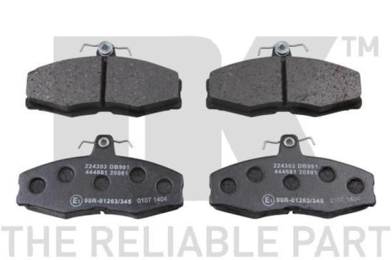 NK Bremsscheibe 204305 + Bremsbelagsatz, Scheibenbremse 224303 Bild NK Bremsscheibe 204305 + Bremsbelagsatz, Scheibenbremse 224303