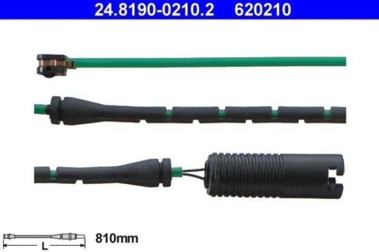 ATE Warnkontakt, Bremsbelagverschleiß 24.8190-0210.2 ZIMMERMANN Bremsscheibe 150.3418.75 + Bremsscheibe 150.3417.75 + Bremsbelagsatz, Scheibenbremse 23474.195.1 Bild ATE Warnkontakt, Bremsbelagverschleiß 24.8190-0210.2 ZIMMERMANN Bremsscheibe 150.3418.75 + Bremsscheibe 150.3417.75 + Bremsbelagsatz, Scheibenbremse 23474.195.1