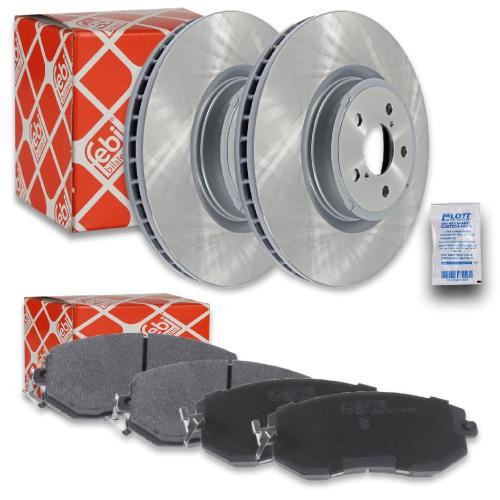 FEBI BILSTEIN Bremsbelagsatz, Scheibenbremse 116326 + Bremsscheibe 108520 Bild FEBI BILSTEIN Bremsbelagsatz, Scheibenbremse 116326 + Bremsscheibe 108520