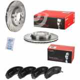 BREMBO Bremsscheibe 09.8407.10 + Bremsbelagsatz, Scheibenbremse P 30 012
