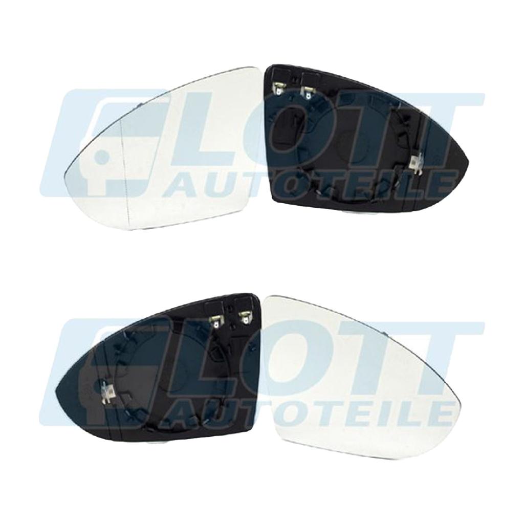 JOHNS Spiegelglas, Außenspiegel 95 45 38-81 + Spiegelglas, Außenspiegel 95 45 37-81