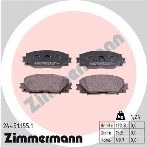 ZIMMERMANN Bremsbelagsatz, Scheibenbremse 24451.155.1 + Bremsbelagsatz, Scheibenbremse 25016.143.1 + Bremsscheibe 590.2561.20 + Bremsscheibe 590.2819.20 Bild ZIMMERMANN Bremsbelagsatz, Scheibenbremse 24451.155.1 + Bremsbelagsatz, Scheibenbremse 25016.143.1 + Bremsscheibe 590.2561.20 + Bremsscheibe 590.2819.20