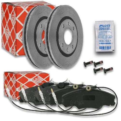 FEBI BILSTEIN Bremsbelagsatz, Scheibenbremse 16221 + Bremsscheibe 10678 Bild FEBI BILSTEIN Bremsbelagsatz, Scheibenbremse 16221 + Bremsscheibe 10678