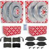 FEBI BILSTEIN Bremsbelagsatz, Scheibenbremse 16295 + Bremsscheibe 43880 + Bremsscheibe 44036 + Bremsbelagsatz, Scheibenbremse 16851