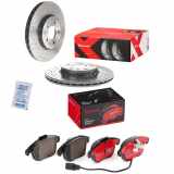 BREMBO Bremsscheibe 09.A820.1X + Bremsbelagsatz, Scheibenbremse P 85 113X