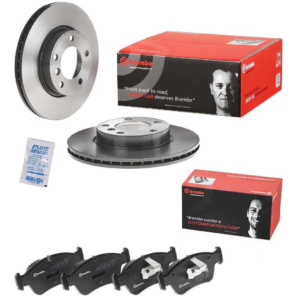 BREMBO Bremsscheibe 09.5390.31 + Bremsbelagsatz, Scheibenbremse P 06 024