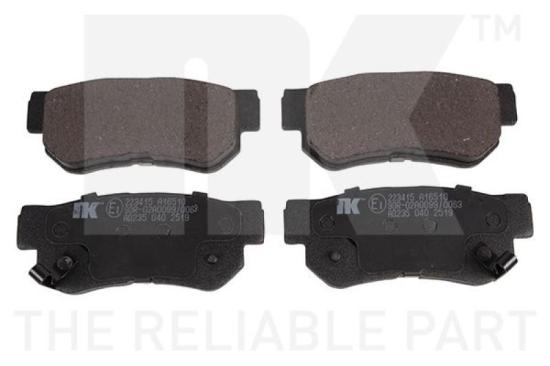 NK Bremsscheibe 203414 + Bremsbelagsatz, Scheibenbremse 223415 Bild NK Bremsscheibe 203414 + Bremsbelagsatz, Scheibenbremse 223415